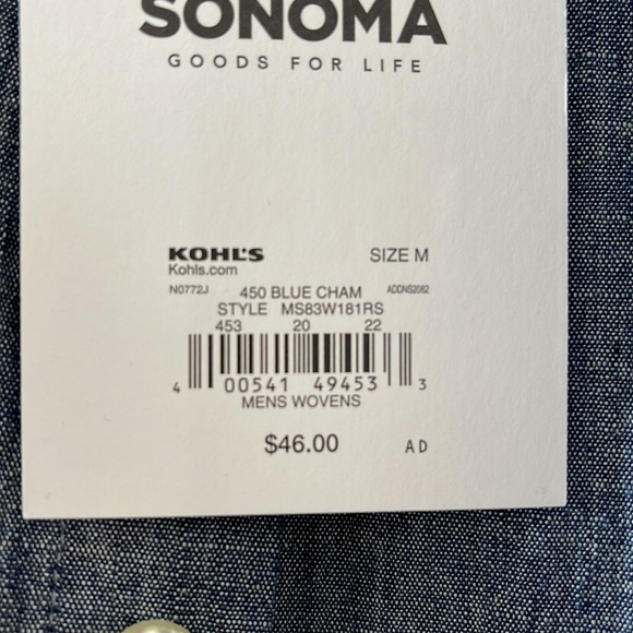 Sonoma long sleeve button down - Picture 5 of 5